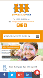 Mobile Screenshot of kinderevents-berlin.com